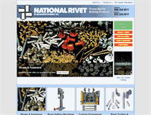 Tablet Screenshot of nationalrivet.com